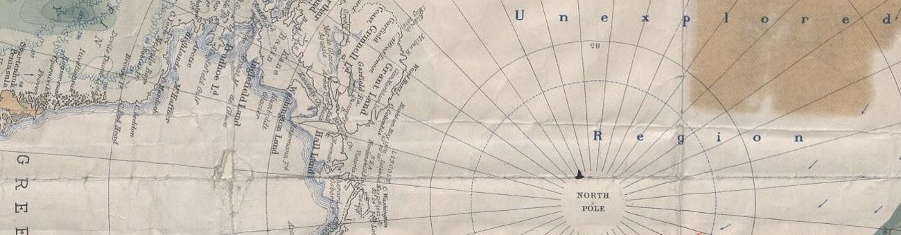 Physical chart of North Polar Regions. Projekt UB-Maps. (Bilddetail von https://phaidra.univie.ac.at/o:950742)