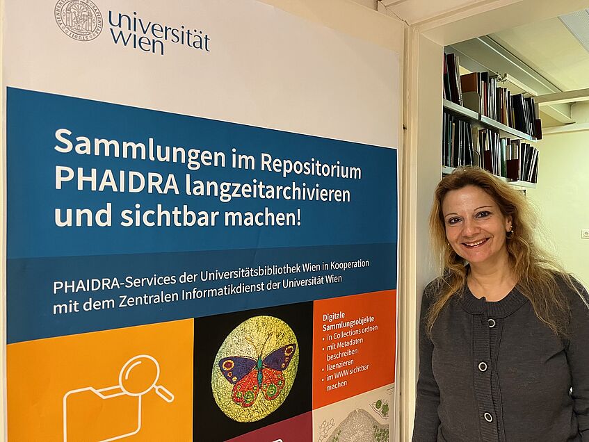 Susanne Blumesberger, Leiterin von PHAIDRA-Services, Lizenz CC BY 4.0, Foto: Sonja Edler
