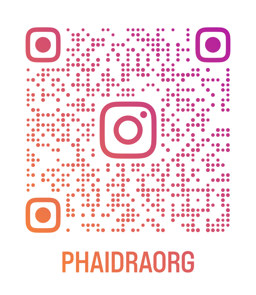 QR code for phaidraorg on instagram